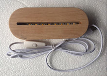 Load image into Gallery viewer, WOERFU Wood Lamp Bases DIY Lamp Parts LED Table Lamp